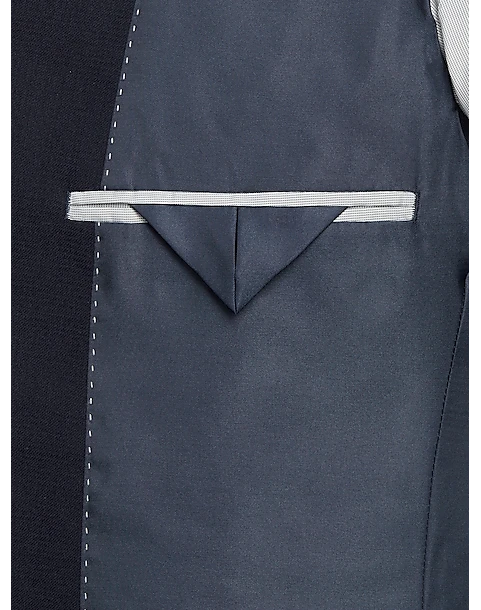 Wilke-Rodriguez Slim Fit Suit Separates Coat, Navy Tic 3 Wilke-Rodriguez Slim Fit Suit Separates Coat, Navy Tic - Image 3