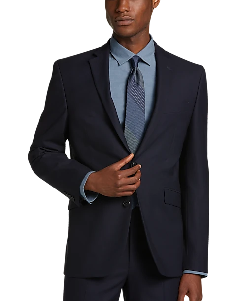 Wilke-Rodriguez Slim Fit Suit Separates Coat, Navy Tic 1 Wilke-Rodriguez Slim Fit Suit Separates Coat, Navy Tic
