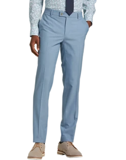 Egara Skinny Fit Suit Separates Pants, Light Blue