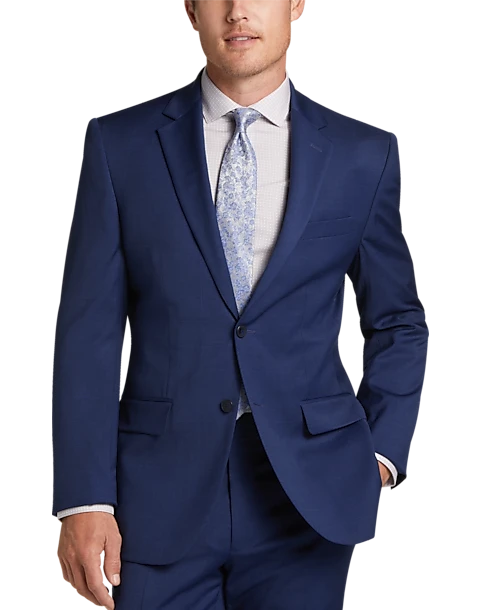 Awearness Kenneth Cole Modern Fit Suit, Blue Windowpane -Elite Suit Shop MW40 3WG4 67 AWEARNESS KENNETH COLE BLUE WINDOWPANE MAIN