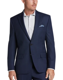 Lauren By Ralph Lauren Classic Fit Suit, Blue Windowpane Plaid