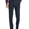 Paisley & Gray Slim Fit Suit Separates Pants, Navy Herringbone Windowpane