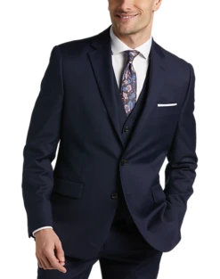 Joseph Abboud Classic Fit Notch Collar Suit Separates Jacket, Navy -Elite Suit Shop MW40 3XC0 01 JOSEPH ABBOUD NAVY SOLID ALT2