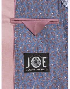 JOE Joseph Abboud Slim Fit Linen Blend Suit Separates, Light Gray 6 JOE Joseph Abboud Slim Fit Linen Blend Suit Separates, Light Gray -Elite Suit Shop MW40 3XGF 11 JOE JOSEPH ABBOUD RASPBERRY ALT3