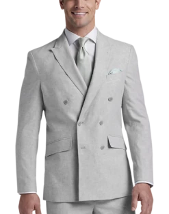 JOE Joseph Abboud Slim Fit Linen Blend Suit Separates Coat, Dusty Blue