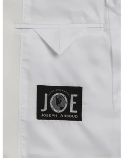 JOE Joseph Abboud Slim Fit Ljinen Blend Suit Separates, White -Elite Suit Shop MW40 3XNC 49 JOE JOSEPH ABBOUD WHITE ALT3