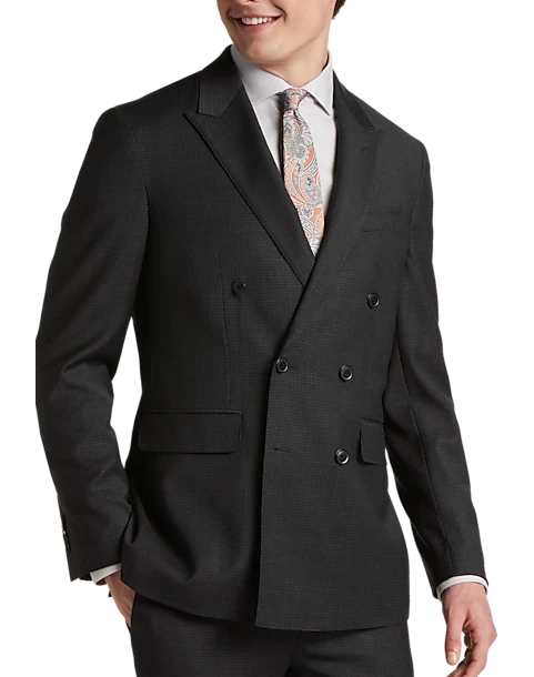 JOE Joseph Abboud Slim Fit Suit Separates Coat, Charcoal Check 1 JOE Joseph Abboud Slim Fit Suit Separates Coat, Charcoal Check