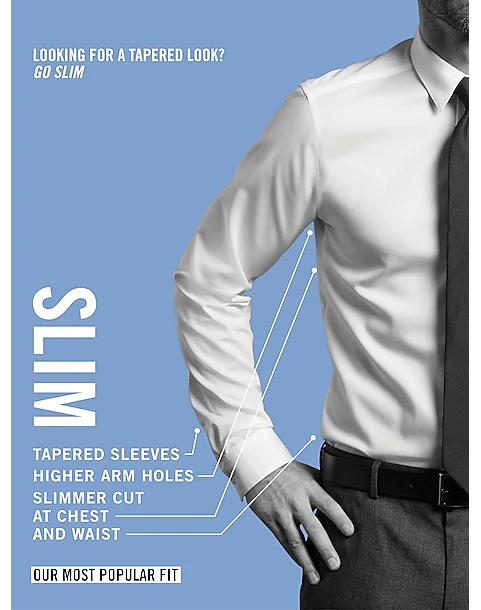 Calvin Klein Infinite Non-Iron Slim Fit Stretch Collar Dress Shirt, Navy 2 Calvin Klein Infinite Non-Iron Slim Fit Stretch Collar Dress Shirt, Navy - Image 2