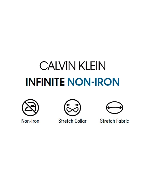 Calvin Klein Infinite Non-Iron Slim Fit Stretch Collar Dress Shirt, Navy 3 Calvin Klein Infinite Non-Iron Slim Fit Stretch Collar Dress Shirt, Navy - Image 3