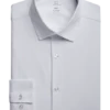 Michael Strahan Modern Fit Spread Collar Dress Shirt, White