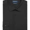 Nautica Slim Fit Four-Way Stretch Dress Shirt, Black