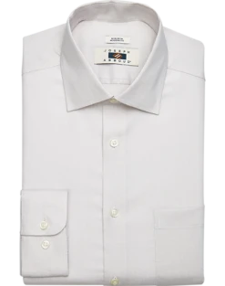 Joseph Abboud Modern Fit Dress Shirt, Khaki Tonal Check