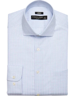 Pronto Uomo Modern Fit Dress Shirt, Lavender Check