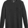 Awearness Kenneth Cole Slim Fit Crew Neck Long Sleeve T-Shirt, Black