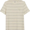 Joseph Abboud Modern Fit Short Sleeve Crew Neck T-Shirt, Cream Stripe