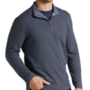 Joseph Abboud Modern Fit Textured Knit 1/4 Zip Sweater, Navy