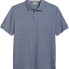 Joseph Abboud Modern Fit Polo, Slate Tonal Stripe