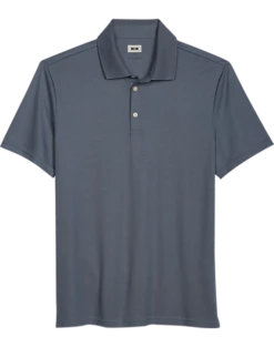 Joseph Abboud Modern Fit Luxe Cotton Polo, Slate Gray