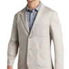 Joseph Abboud Modern Fit Ultrasuede Sport Coat, Light Gray