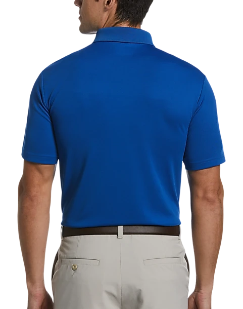 PGA Tour Classic Fit Airflux Polo, Medium Blue 2 PGA Tour Classic Fit Airflux Polo, Medium Blue - Image 2