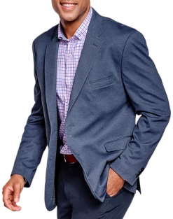Johnston & Murphy Modern Fit Knit Blazer, Navy Twill