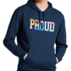 The Phluid Project Classic Fit Proud Graphic Hoodie, White