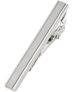 Pronto Uomo Silver Medical Cross Tie Bar