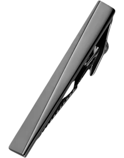 Pronto Uomo Tie Bar, Gray Tonal