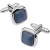 Pronto Uomo Silver & Gray Cufflinks