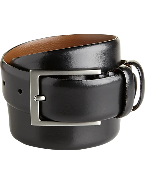 Joseph Abboud Double-Loop Dress Belt, Brown 1 Joseph Abboud Double-Loop Dress Belt, Brown
