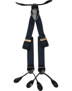 Men's Wearhouse Fancy Navy Silk Braces