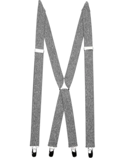Egara Gray Clip Suspenders