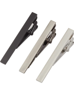 Pronto Uomo Modern Tie Bar 3-Pack