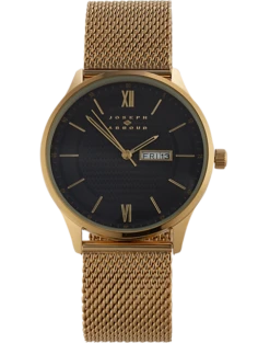 Joseph Abboud Watch, Black & Gold