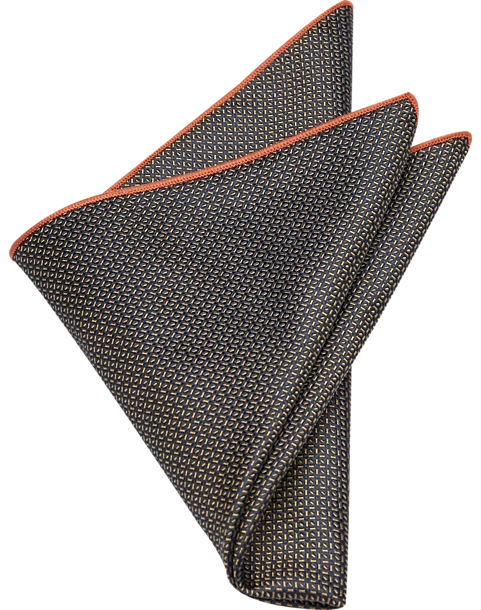 Joseph Abboud Pocket Square, Taupe Check 1 Joseph Abboud Pocket Square, Taupe Check