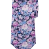 Pronto Uomo Narrow Tie, Fuchsia & Blue