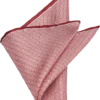 Pronto Uomo Pocket Square, Burgundy Square Dot