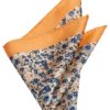 Joseph Abboud Pocket Square, Orange & Blue Floral
