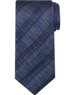 Calvin Klein Narrow Tie, Blue Wavy Stripe