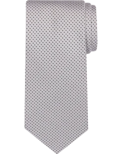 Calvin Klein Narrow Tie, Gray Pin Dot