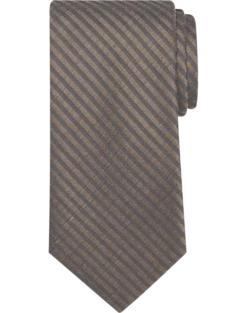 Calvin Klein Narrow Tie, Wheat Stripe