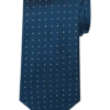 Awearness Kenneth Cole Narrow Tie, Navy Square Dot