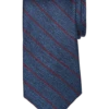 Pronto Uomo Narrow Tie, Navy Pencil Stripe