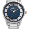 Joseph Abboud Modern Watch, Silver And Blue