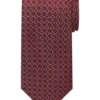 Joseph Abboud Narrow Tie, Burgundy Mini Floral