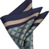 Joseph Abboud Pocket Square, Blue Medallion