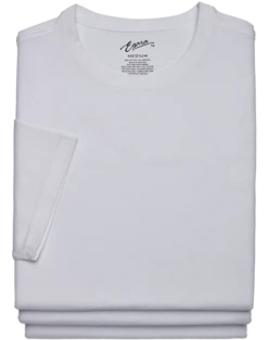 Egara Slim Fit Crewneck T-Shirt, 3-Pack, White
