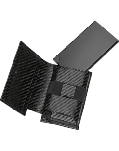 Joseph Abboud Credit Card Holder, Black -Elite Suit Shop MW40 8XYZ 02 JOSEPH ABBOUD BLACK ALT2