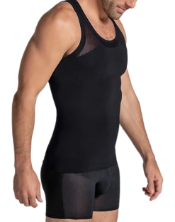 Leo By Leonisa Seamless Compression Tank, Black