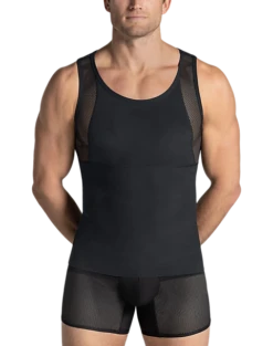 Leo By Leonisa Firm Compression Shaper Tank, Black